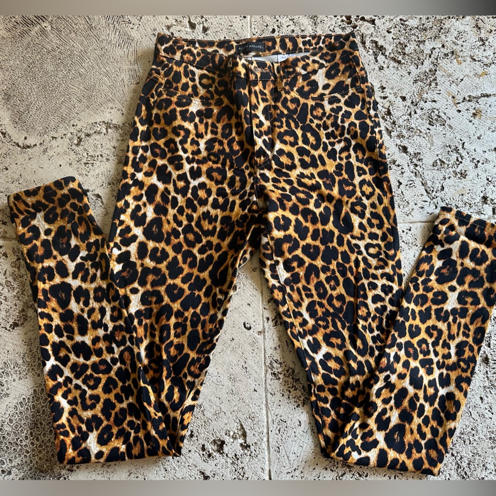 Cheetah print jeans- fitted and skinny jeans